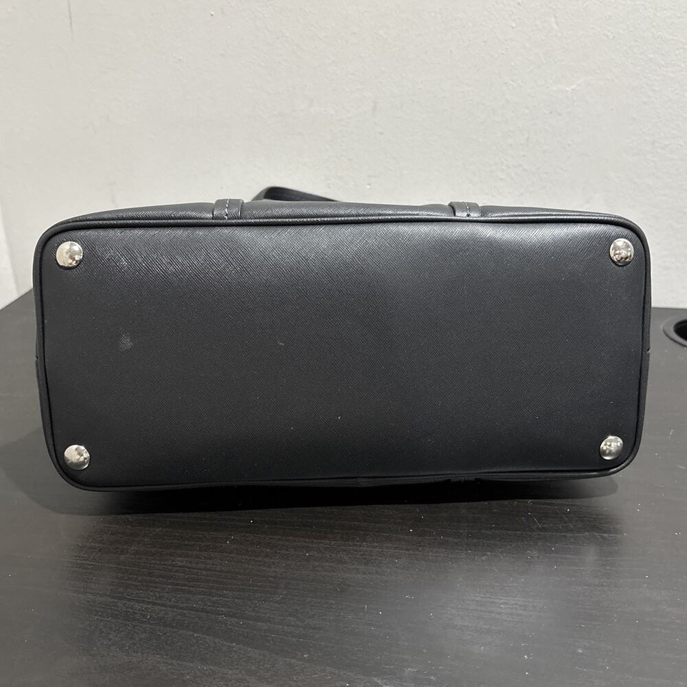 Vintage Coach Peyton Cora Domed Satchel Black F25671 **NO STRAP - Picture 7 of 13